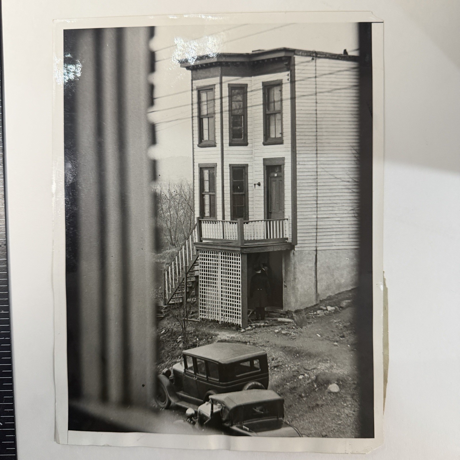 1931 Press Photo Beulah Limerick Murder Washington DC Crime Scene House