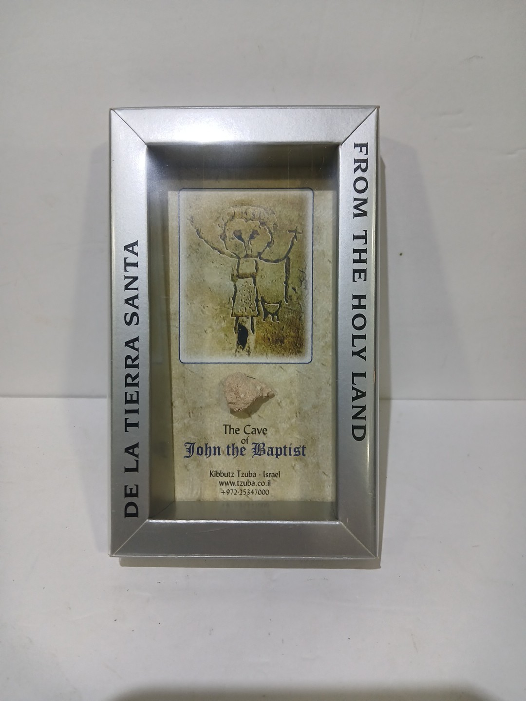 Authentic Stone Rock From Israel Biblical Relic John The Baptist Cave Souvenir 