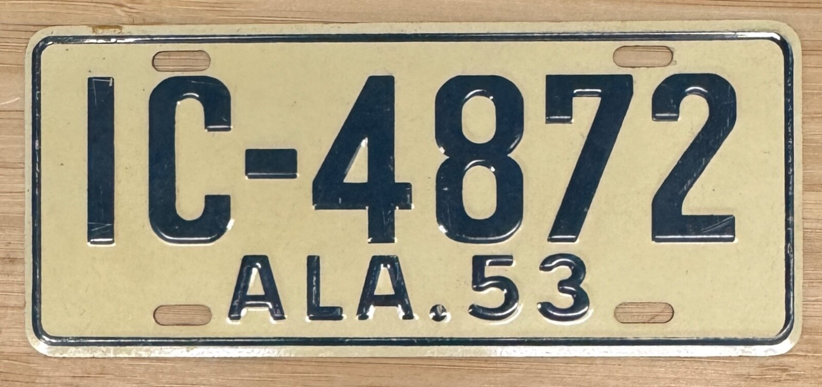 1953 Wheaties General Mills Bicycle License Plates Choose Your State