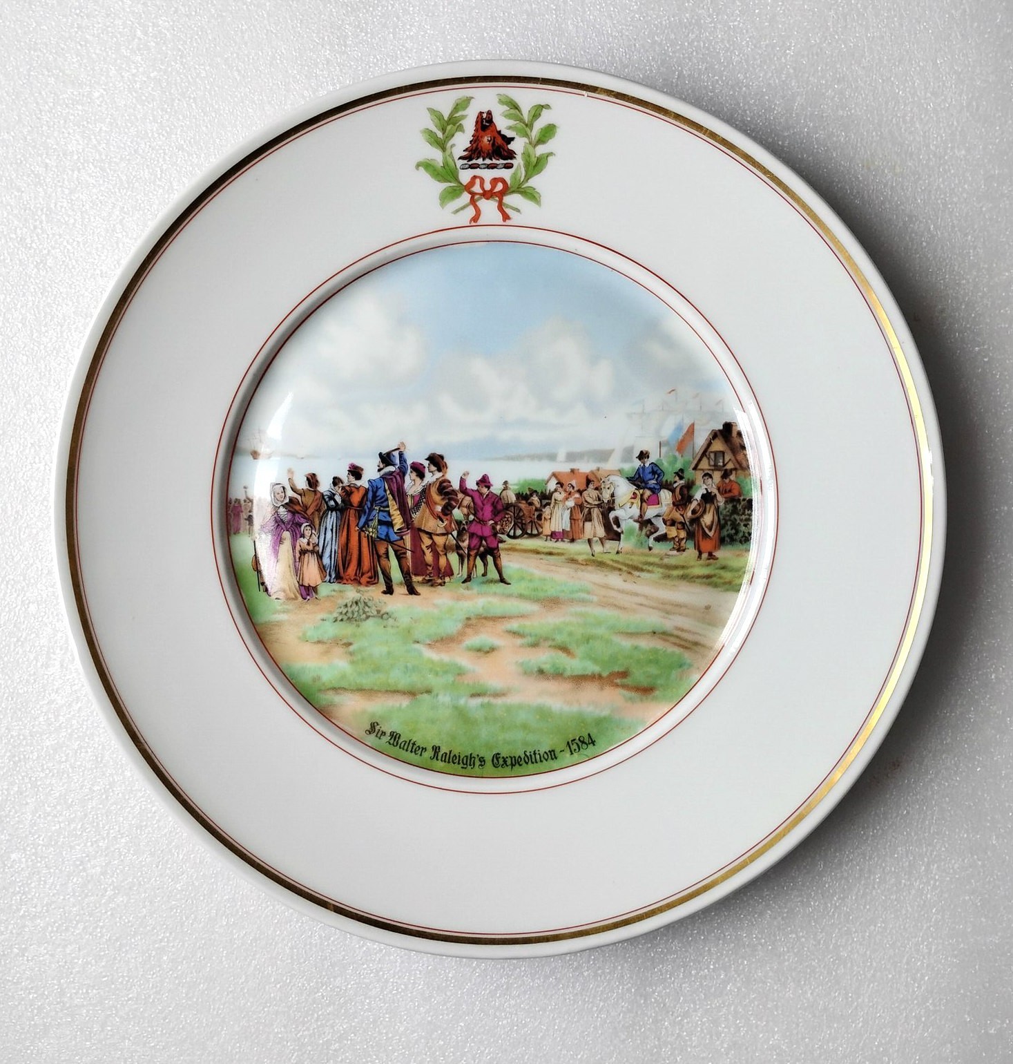 c1913 Hotel Raleigh Washington DC Service Plate Bauscher 10.5 Inches