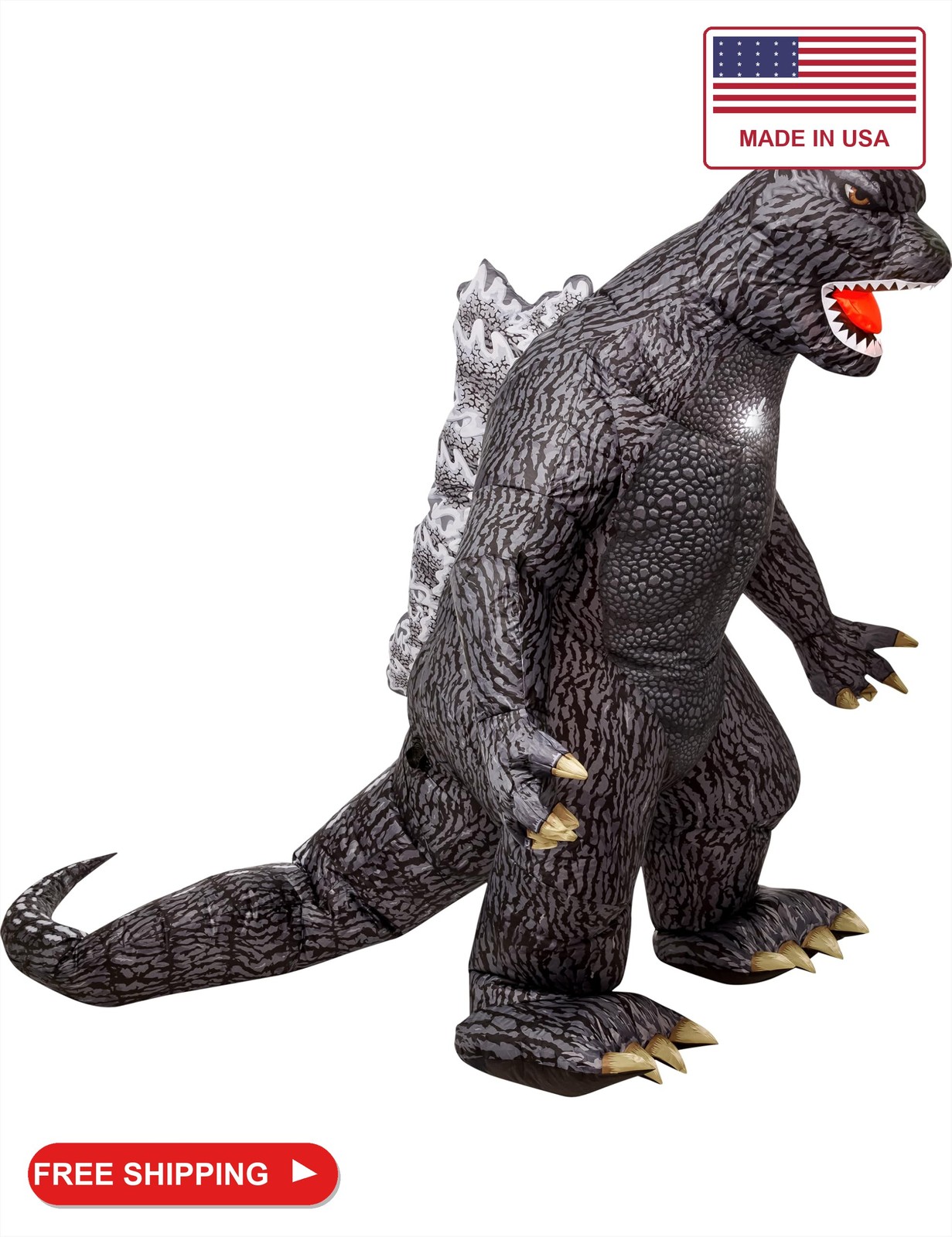 Rubies at Party City Godzilla: 72 Inch Tall Inflatable Lawn Décor Rubies at Party City Godzilla: 72 Inch Tall Inflatable Lawn Décor