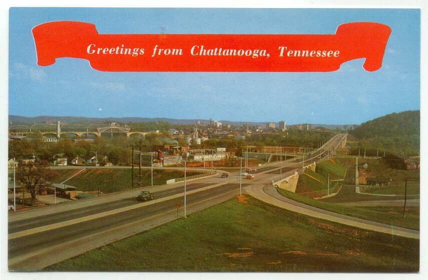 Chattanooga TN Greetings Froom Vintage Postcard Tennessee