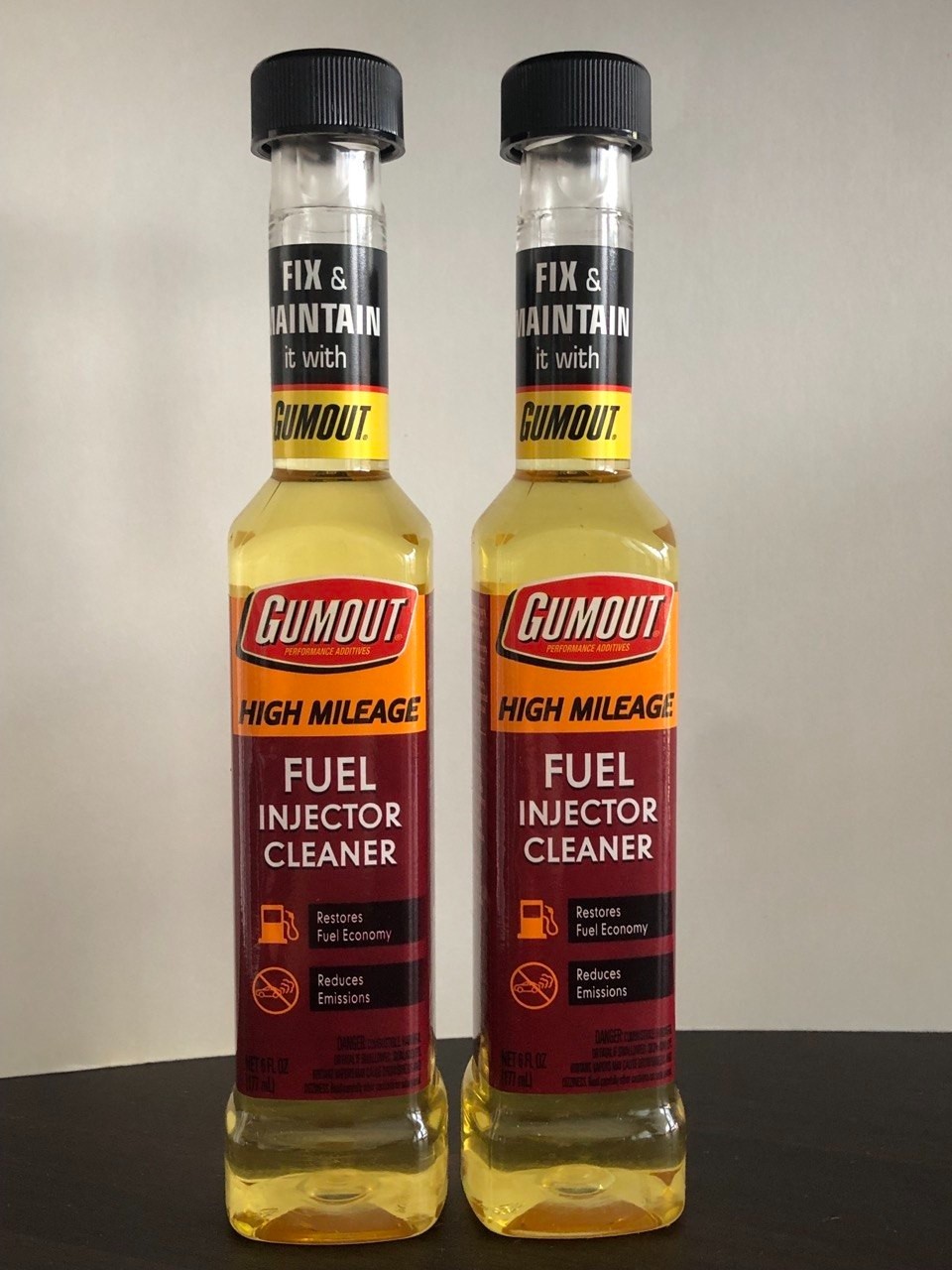 (LOT OF 2) Gumout High Mileage Fuel Injector Cleaner, 6 fl oz