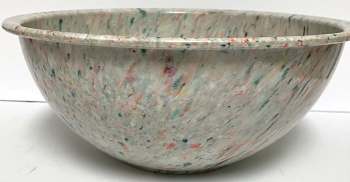 VINTAGE BROOKPARK MELAMC CONFETTI SPLATTER BOWL VINTAGE BROOKPARK MELAMC CONFETTI SPLATTER BOWL