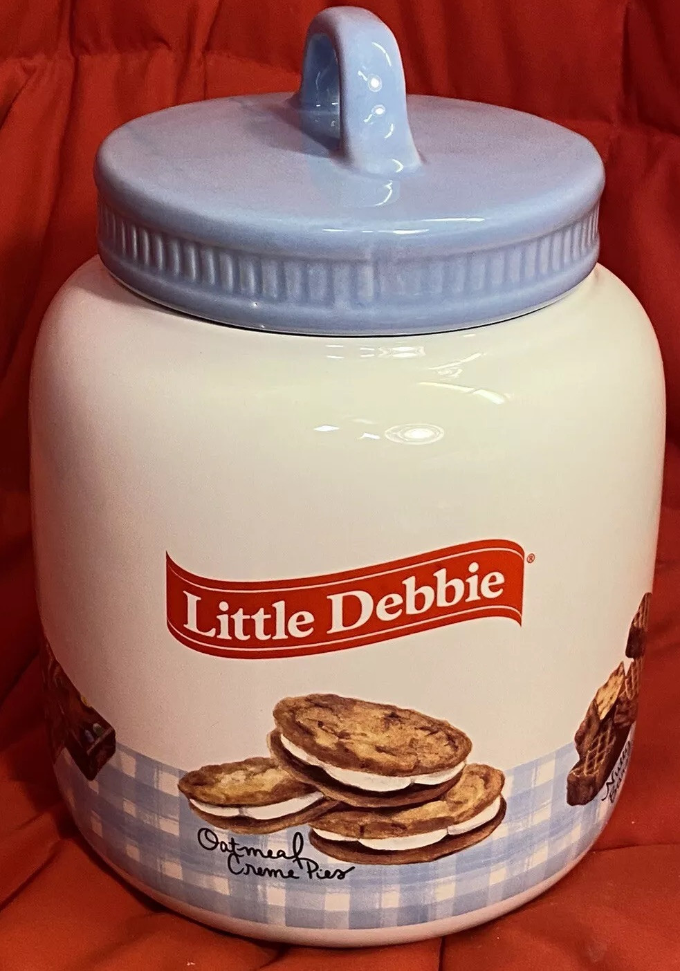 Little Debbie Snack Cakes Porcelain Cookie Jar NEW UNOPENED Little Debbie Snack Cakes Porcelain Cookie Jar NEW UNOPENED