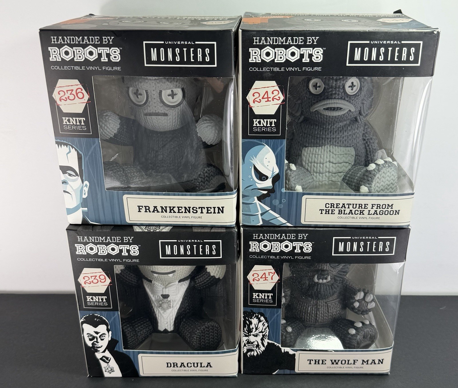 Handmade by Robots Knit - Universal Monsters  4 Pack- #236, #239, #242, #247