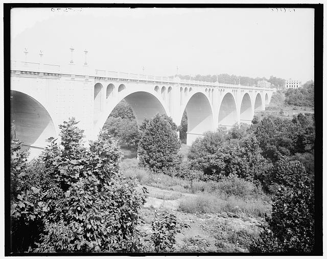 Photo:Washington DC Connecticut Avenue Taft Bridge 1905 parks bridge
