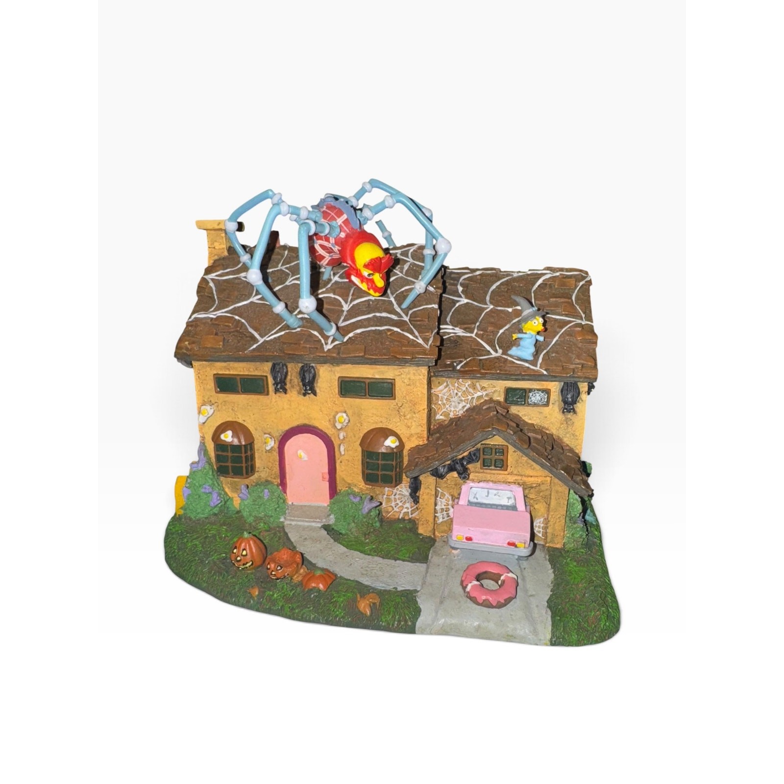 Vintage RARE Simpsons Hawthorne Village Halloween Family Home ~Missing Pieces~