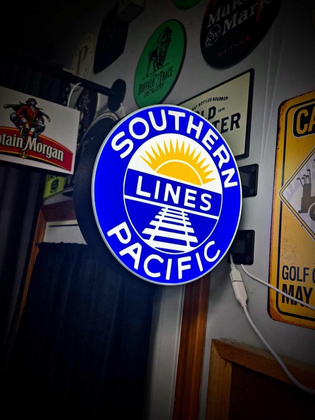 13” Southern Pacific Lines LED Service Style Display