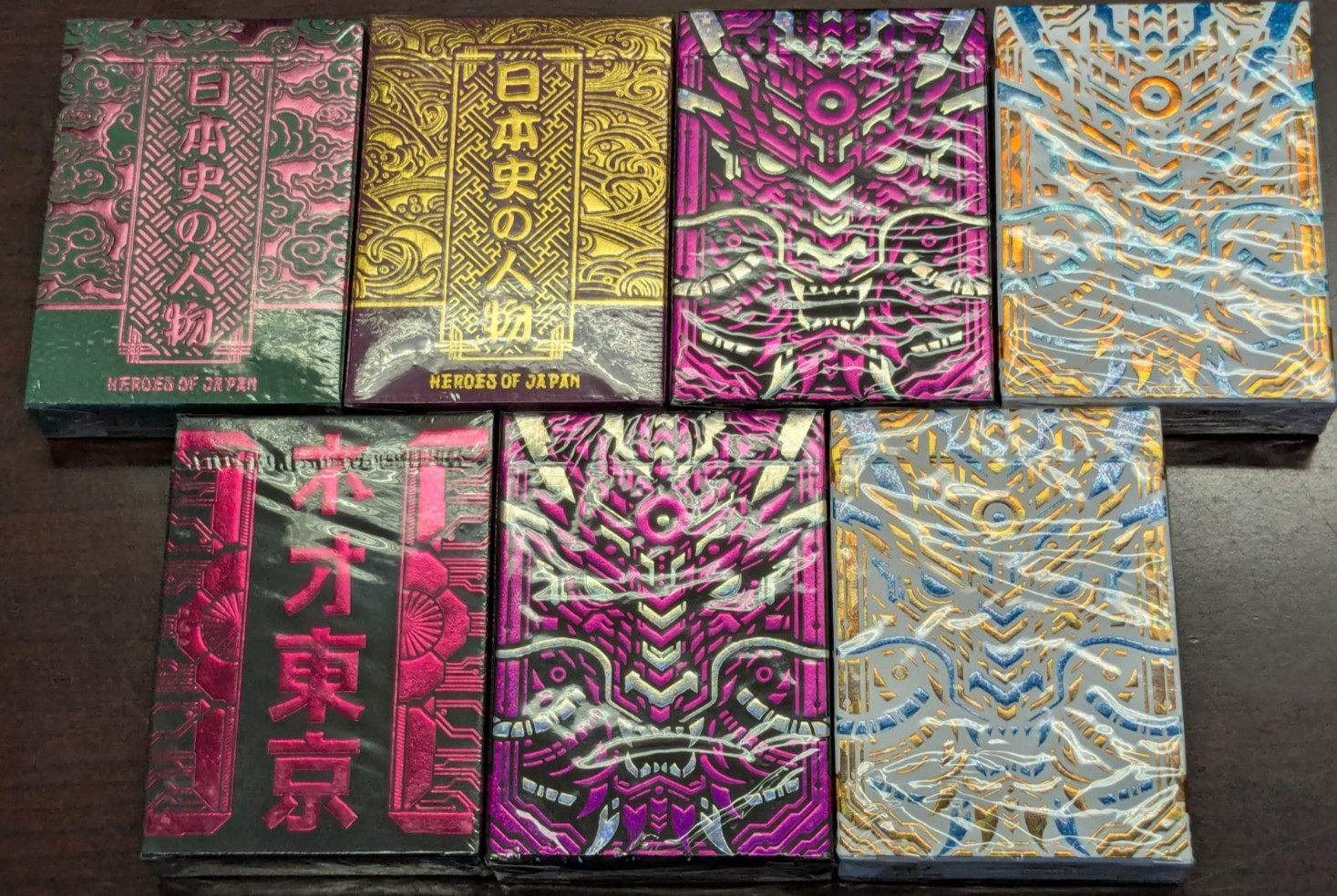 Japanese Kickstarter Playing Cards - Kardeck Lot - New Sealed - Normal & Gilded