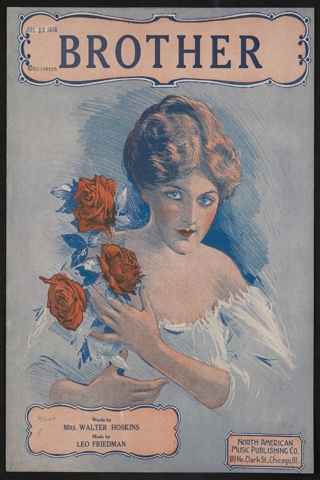 🎨 \'BROTHER\' Vintage Music Poster (1918) - 24x36” Retro Art Print - 200gsm 🎨 \'BROTHER\' Vintage Music Poster (1918) - 24x36” Retro Art Print - 200gsm