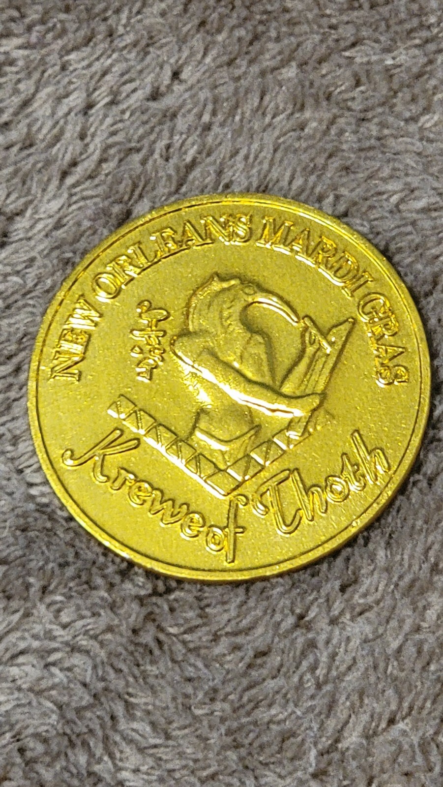 2021 Krewe Of Thoth Gold Doubloon
