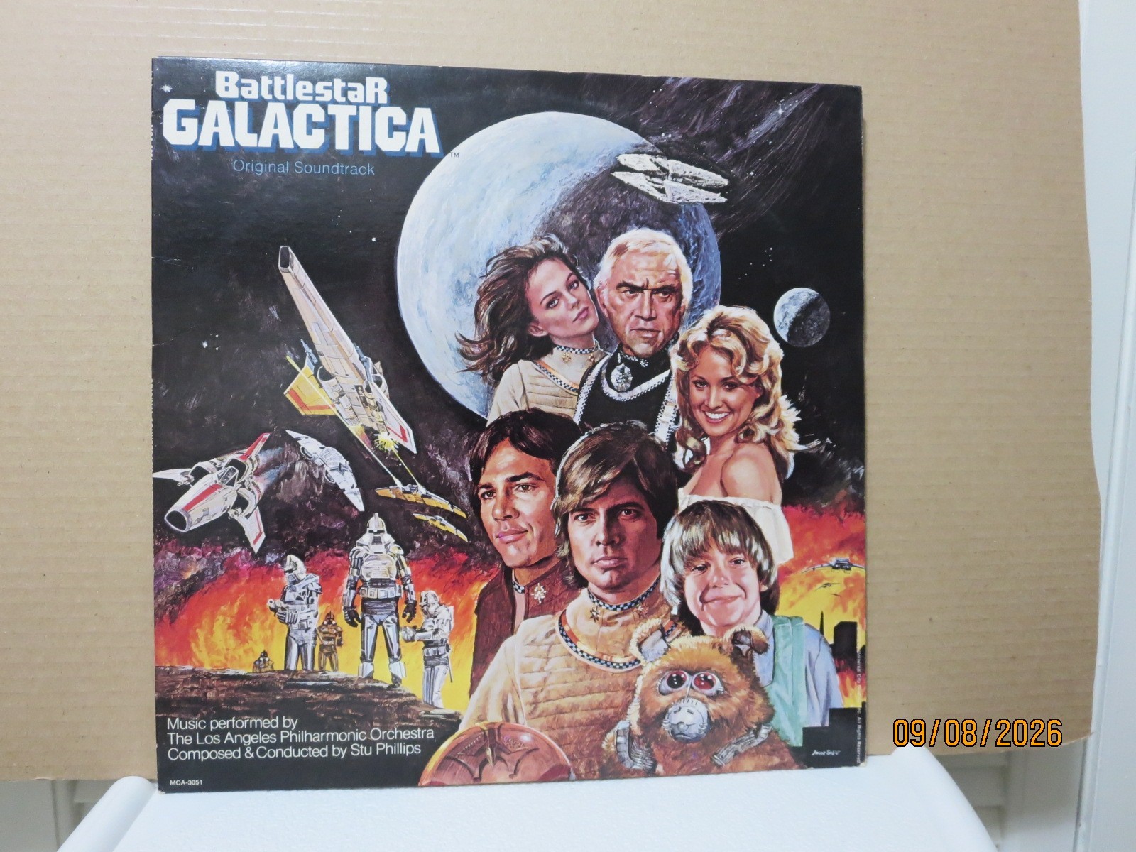 Battlestar Galactica Original Soundtrack LP MCA Records 1978 Pressing Battlestar Galactica Original Soundtrack LP MCA Records 1978 Pressing