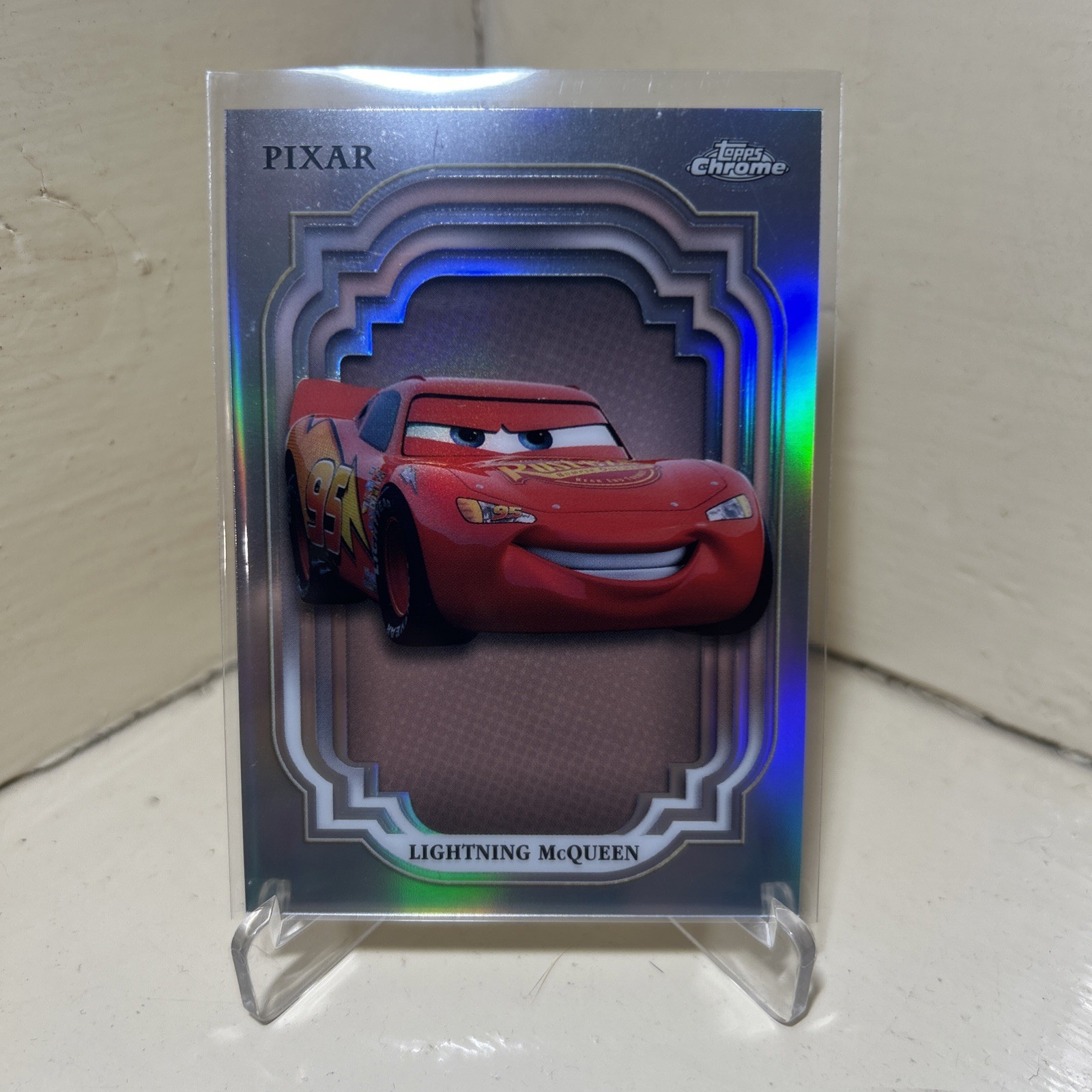 2024 Topps Chrome Disney Lightning McQueen Refractor #116
