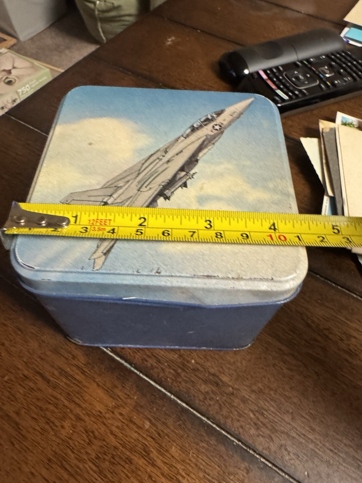 Vintage 1988 Collectible Smithsonian Northrop Grumman F-14 Tin