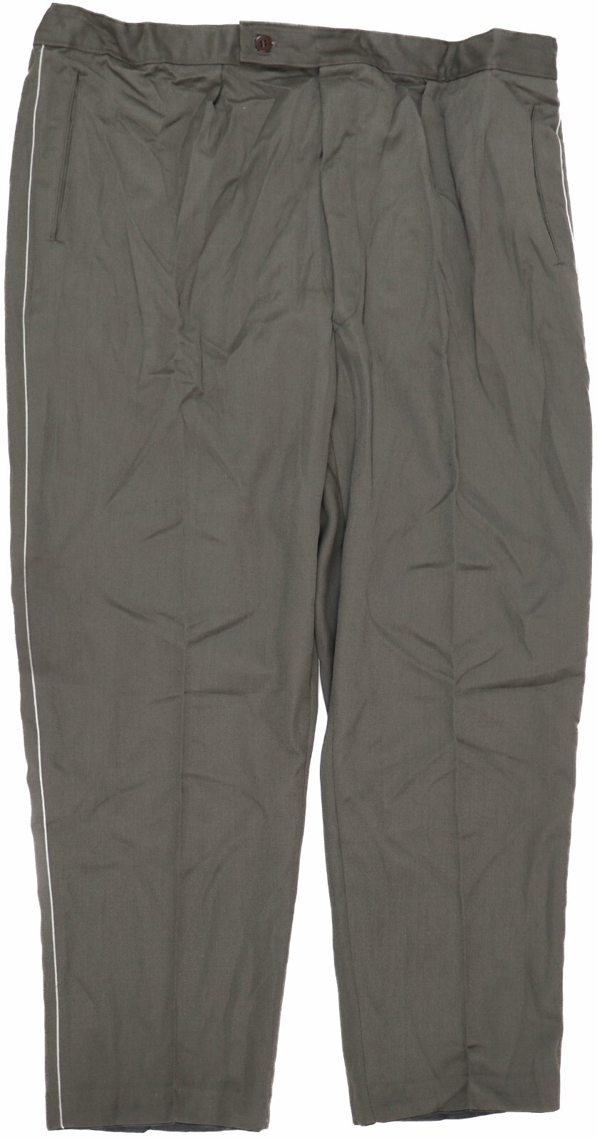 Medium M48 - Authentic East German Grey Officer Trousers Pants Gabardine NVA DDR