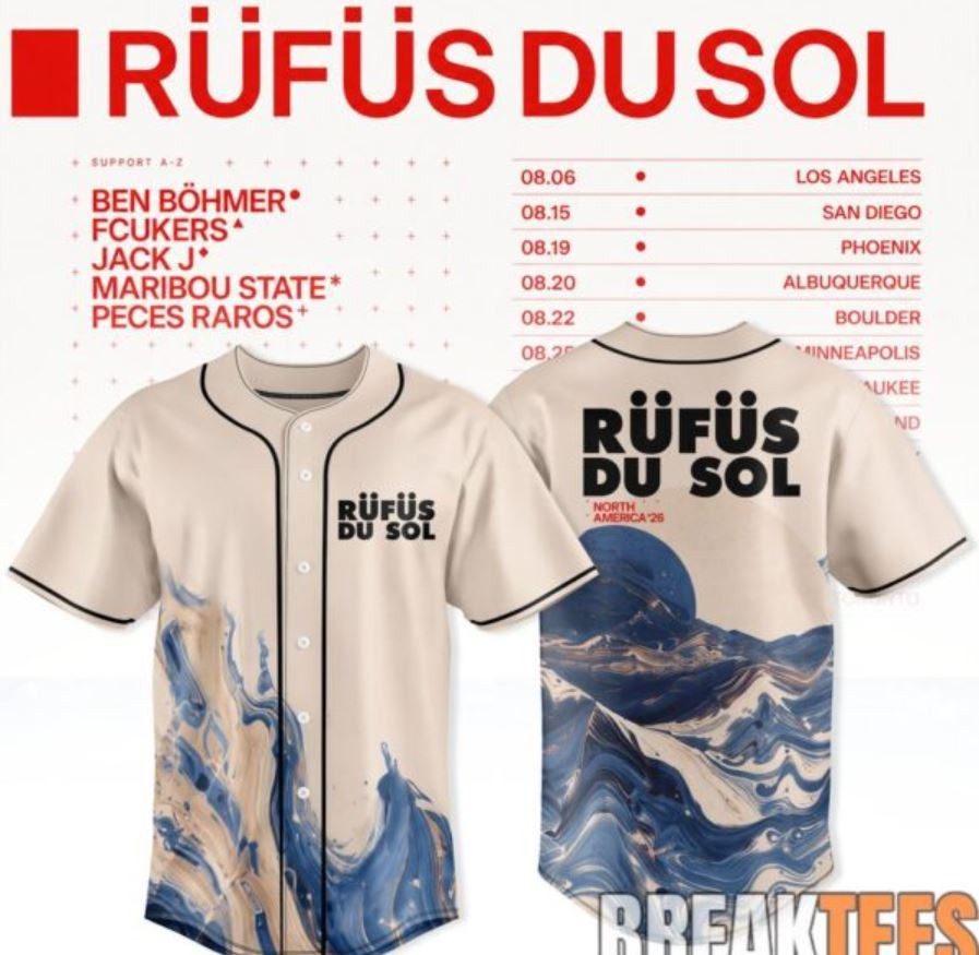 Rüfüs Du Sol HOT NEW tour Jersey full sizes S to 6XL UJS60