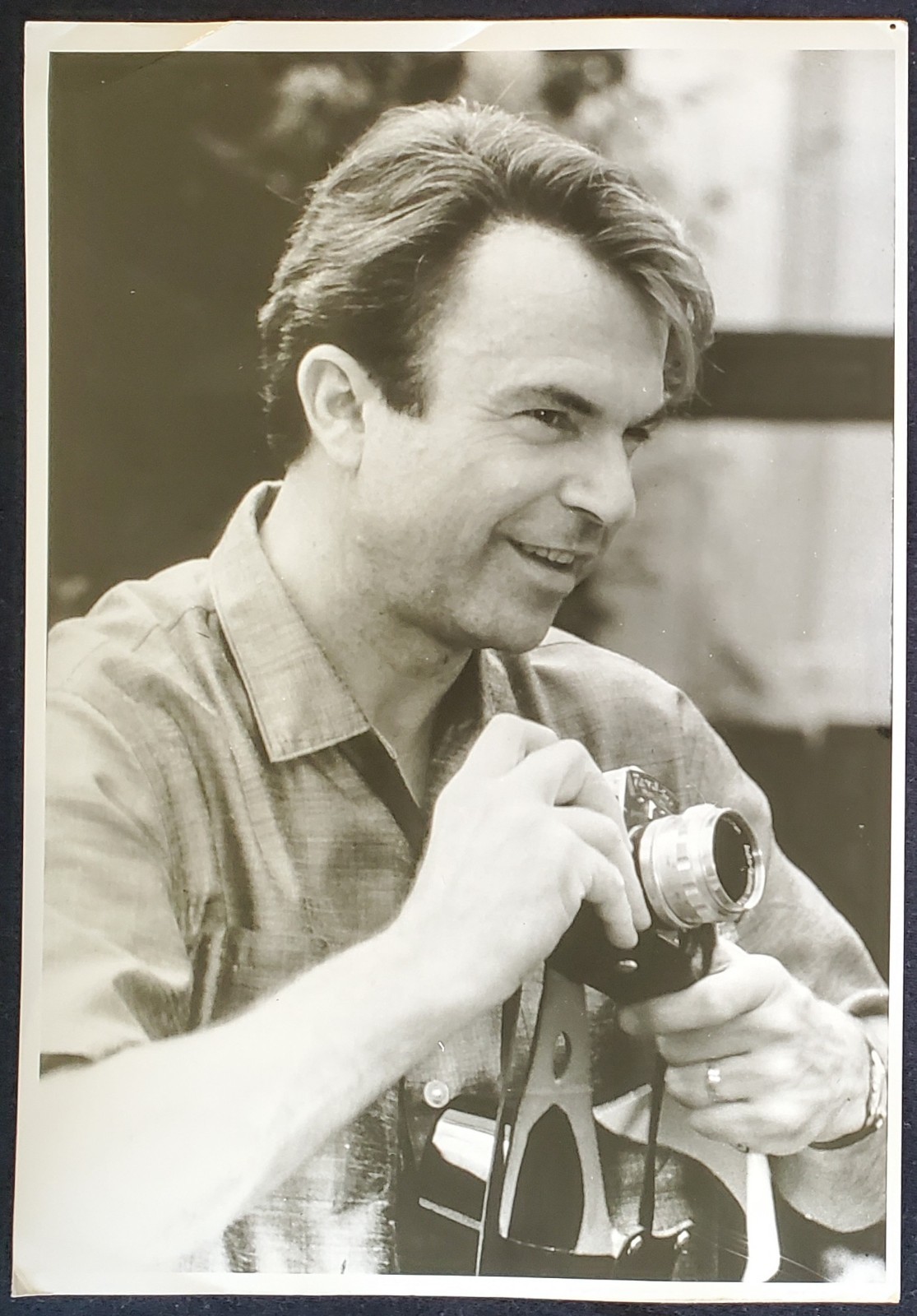 1993 Sam Neill Family Pictures ABC AP Hollywood 8x11 Press Photograph