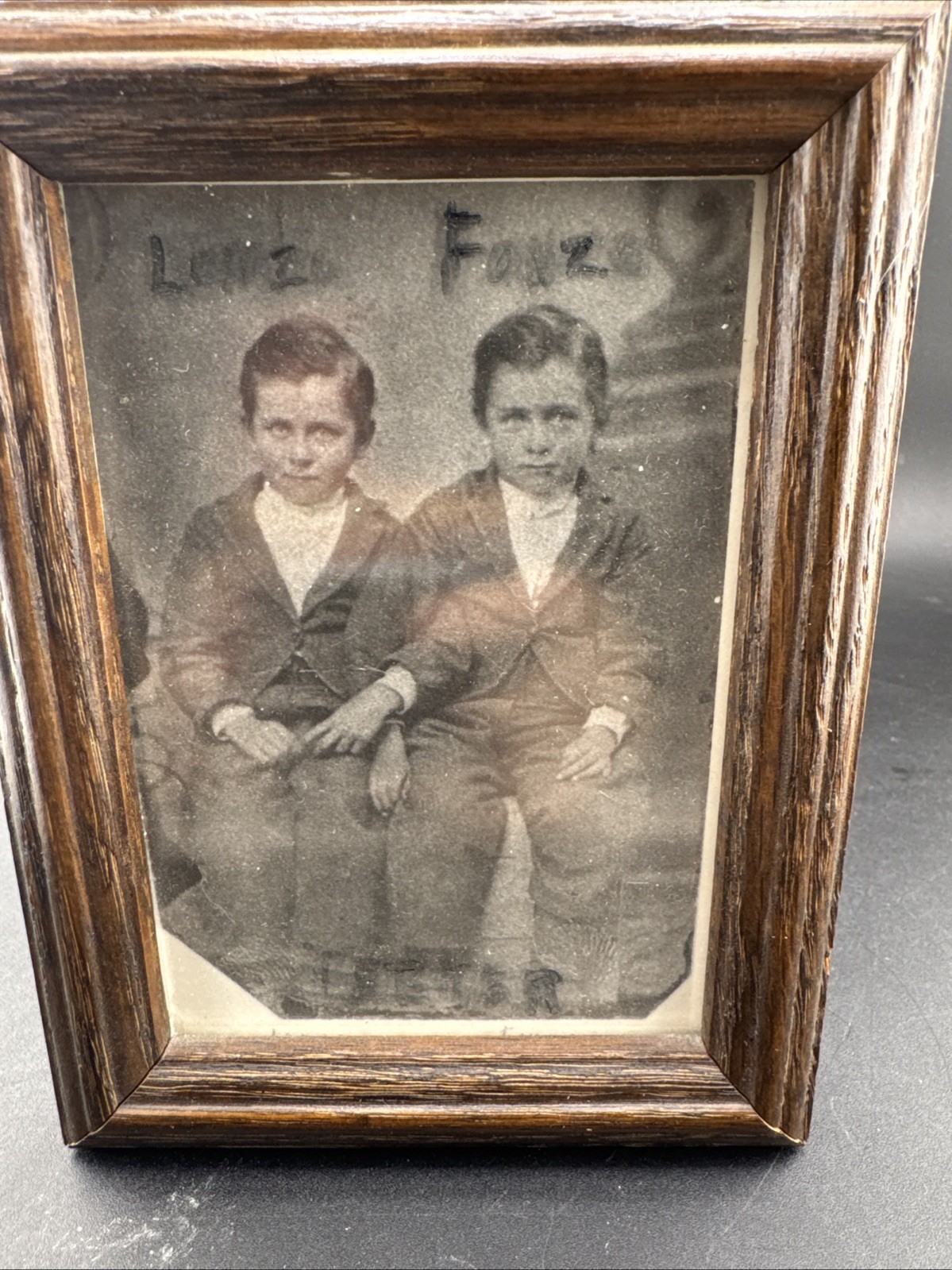Fonzo and Lonzo Teeter Antique Photograph