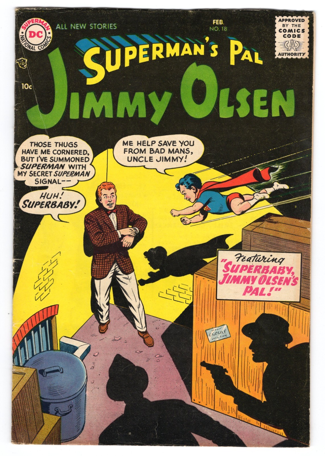 Superman's Pal Jimmy Olsen 18 1957 DC Comics VG+ 4.5 Perry White Lois Lane
