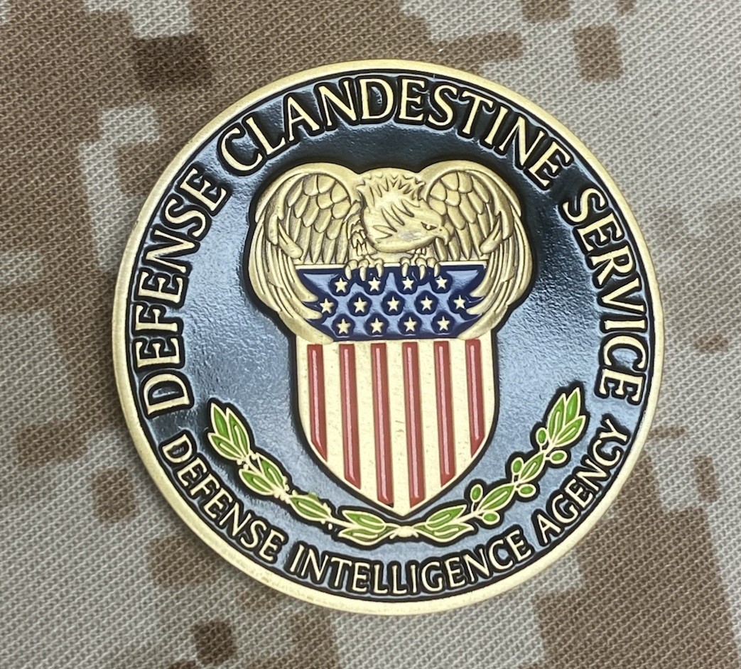 Defense Clandestine Service Intelligence Agency CIA Military Challenge Coin DIA