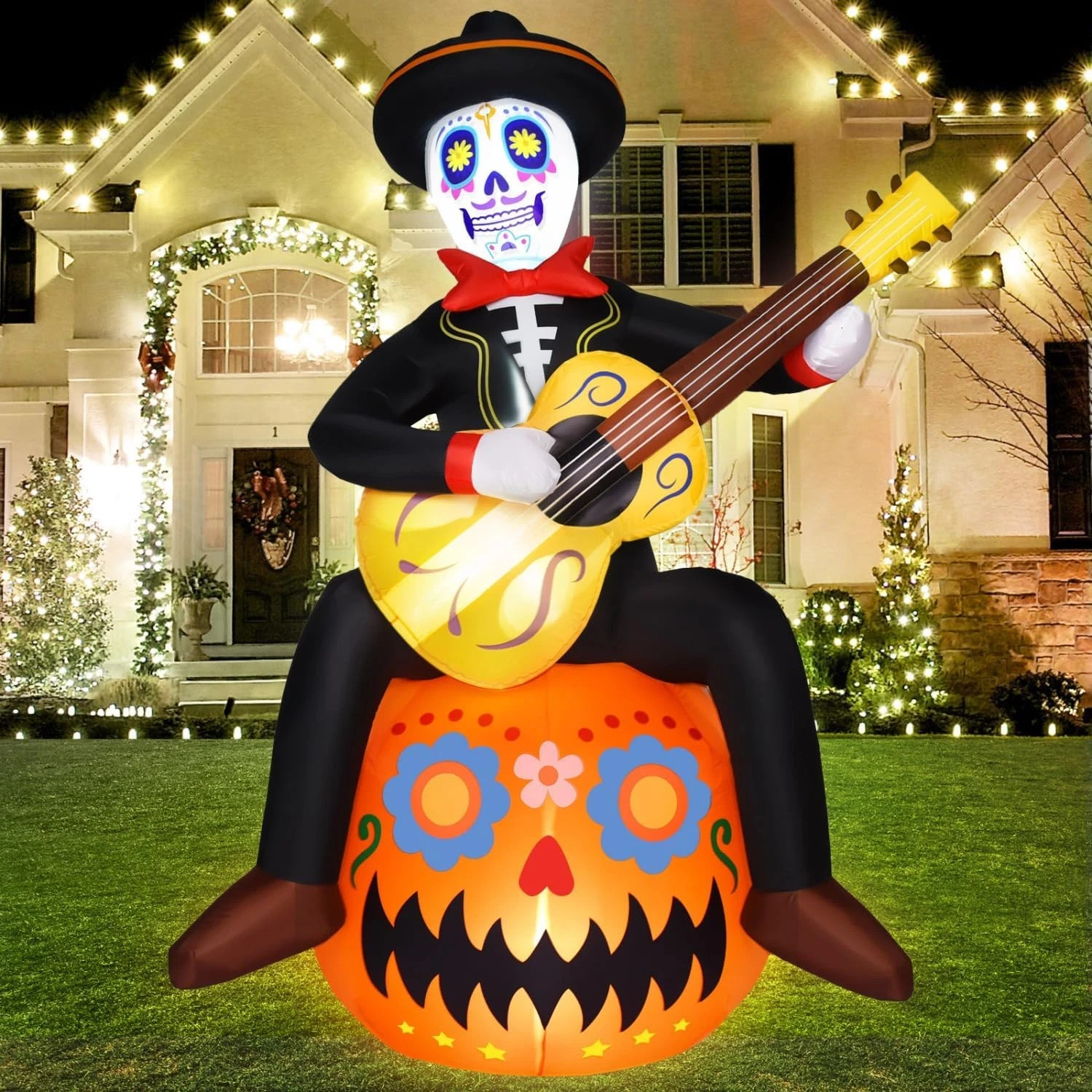 8 FT Dia De Los Muertos Inflatables Decorations Outdoor 8 FT Dia De Los Muertos Inflatables Decorations Outdoor