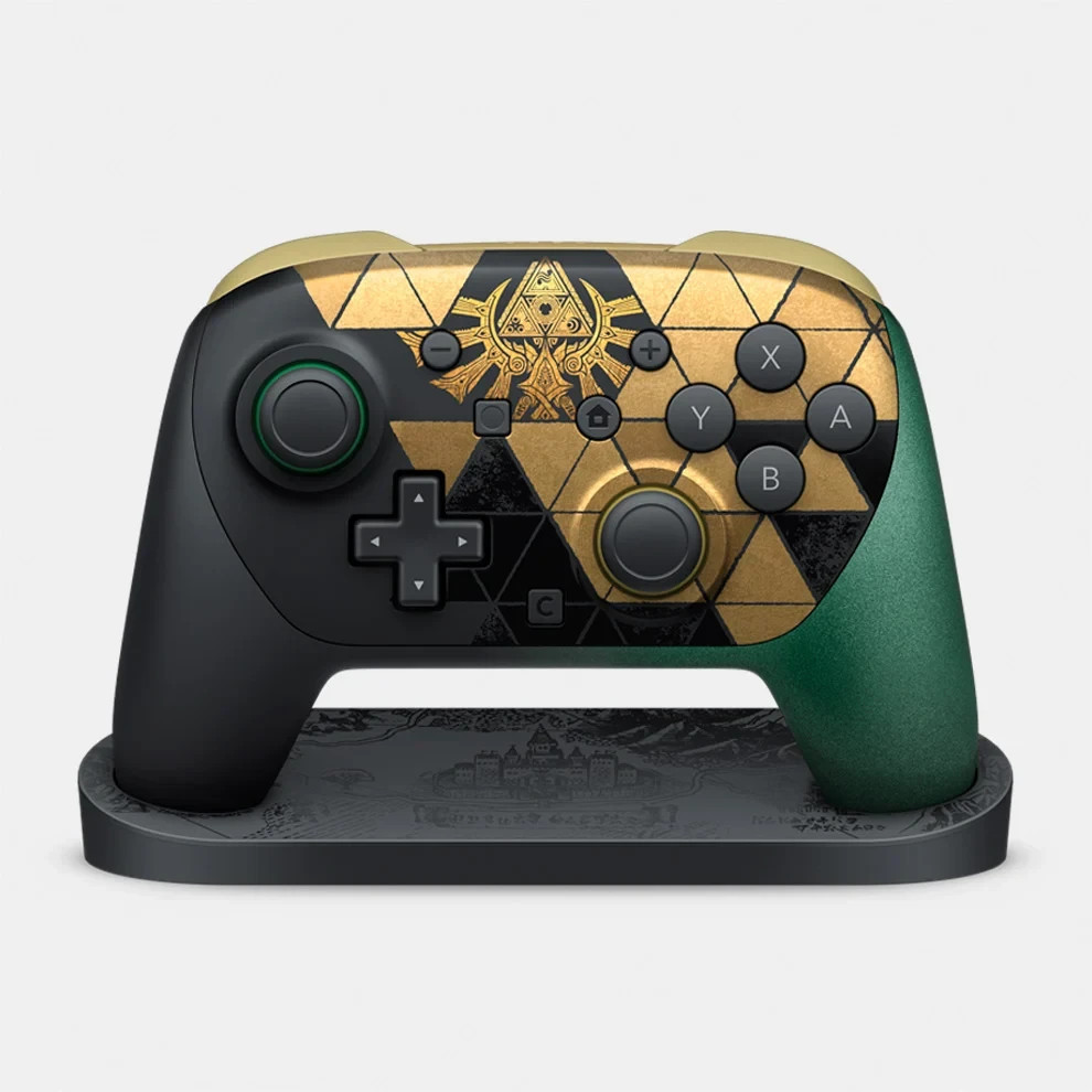 Presale Oct.29 Nintendo Switch 2 Pro Controller Zelda 40th Edition Display Stand