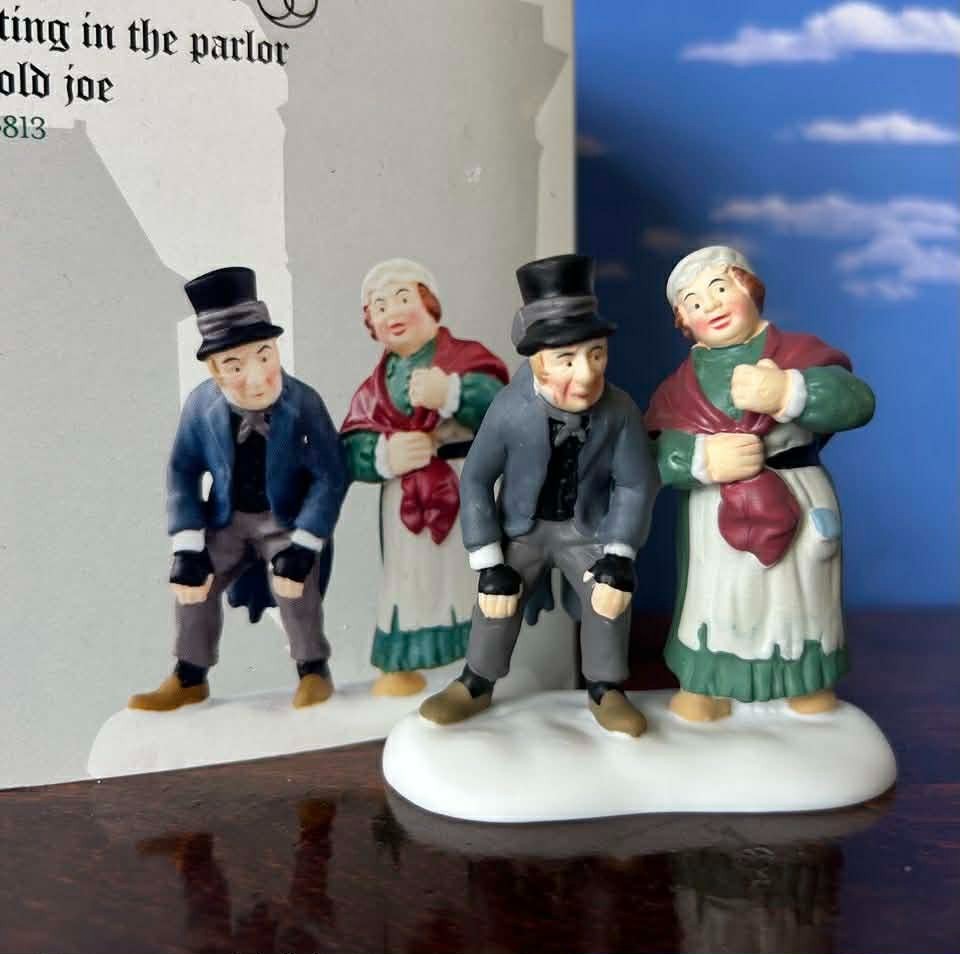 Dept 56 Dickens WAITING IN THE PARLOR FOR OLD JOE Christmas Carol, RARE, Scrooge
