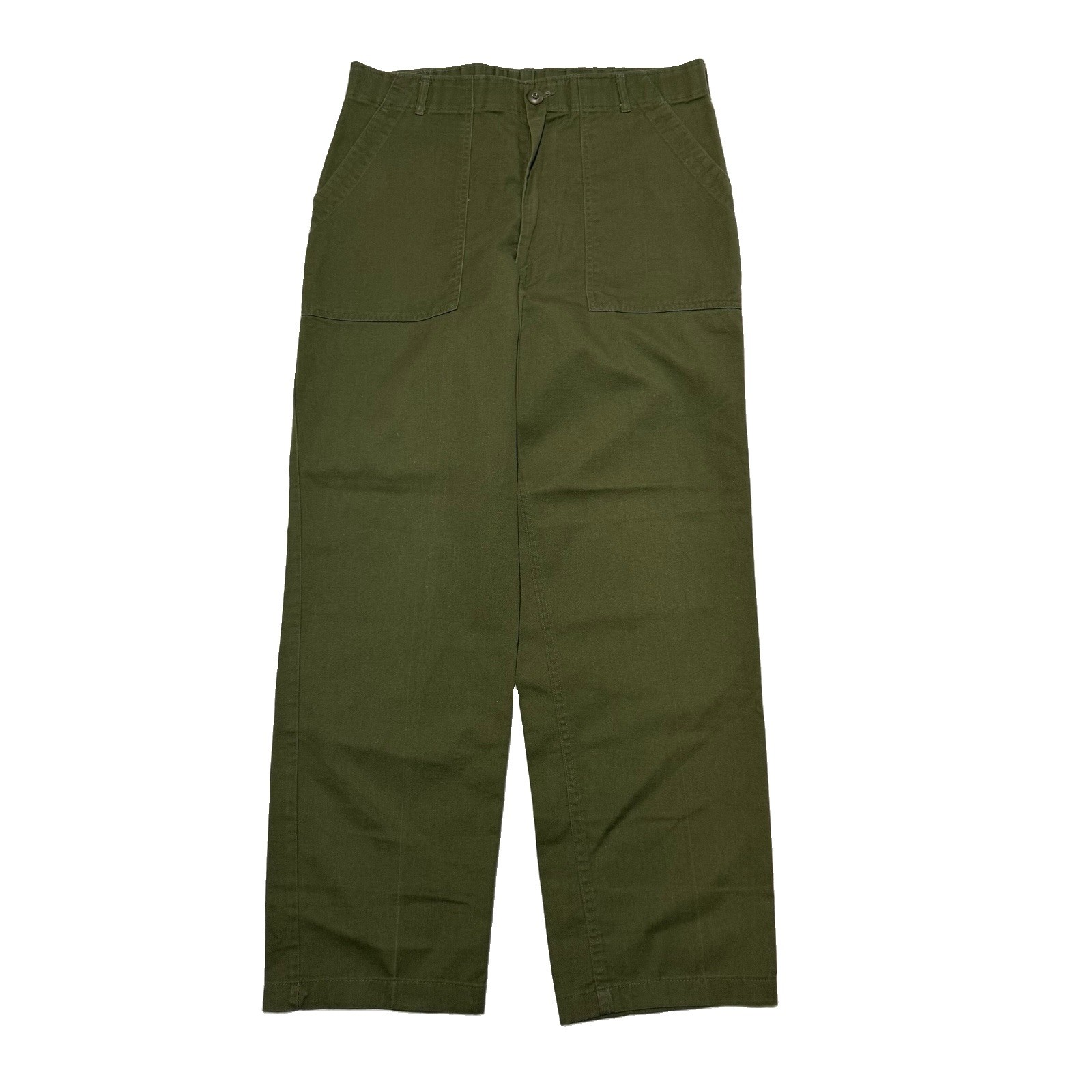 Vintage Army OG 507 Pants Mens 35x30 Green Durable Press Military Utility 80s