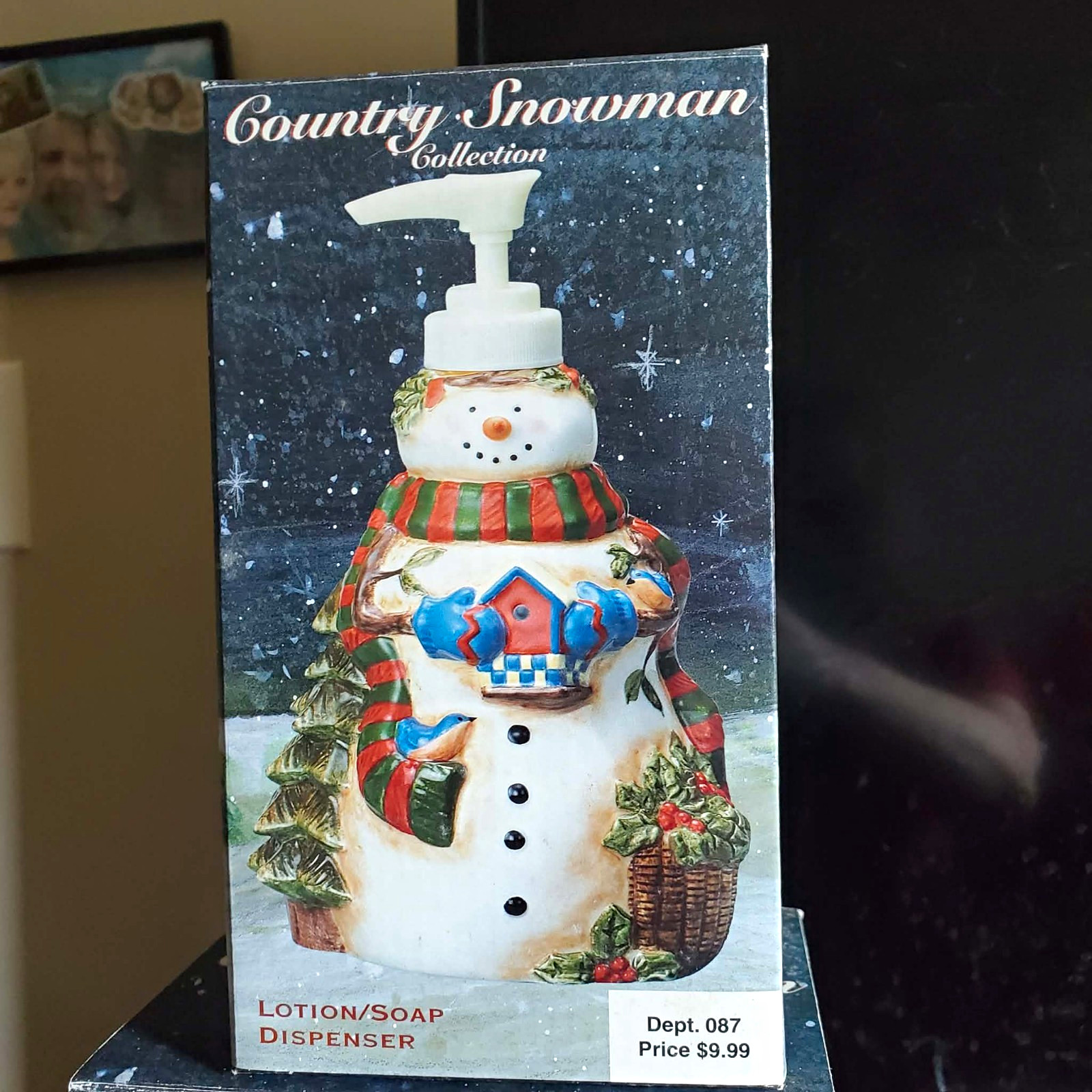 Country Snowman Collection – 4 Piece Christmas Set in Original Boxes