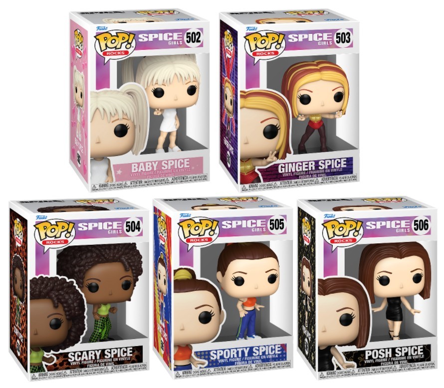 Spice Girls Funko Pop Complete Set (5)