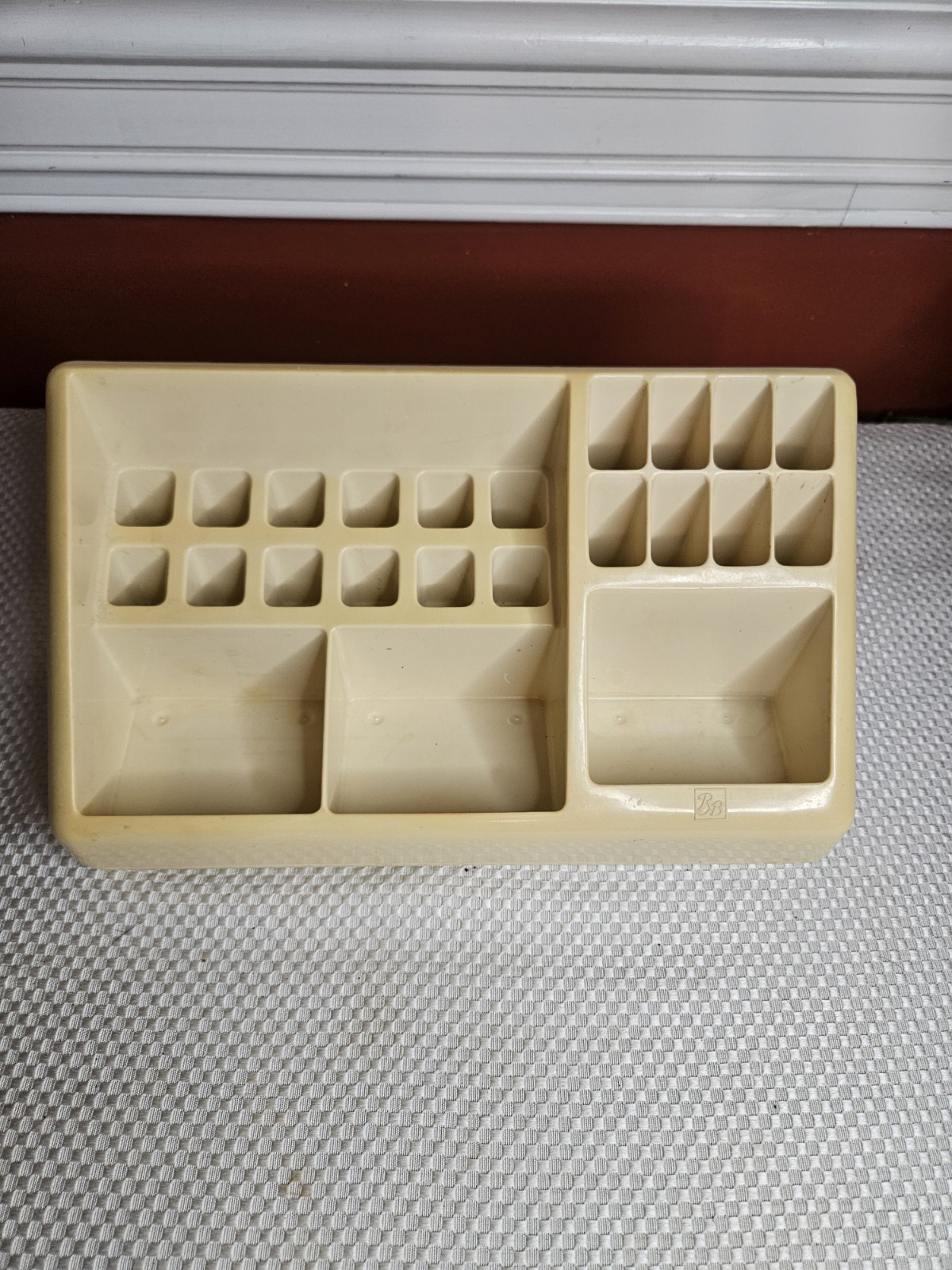Vintage 70s Burtch Barone Vanity Organizer - Retro Space Age Decor MCM Space Age