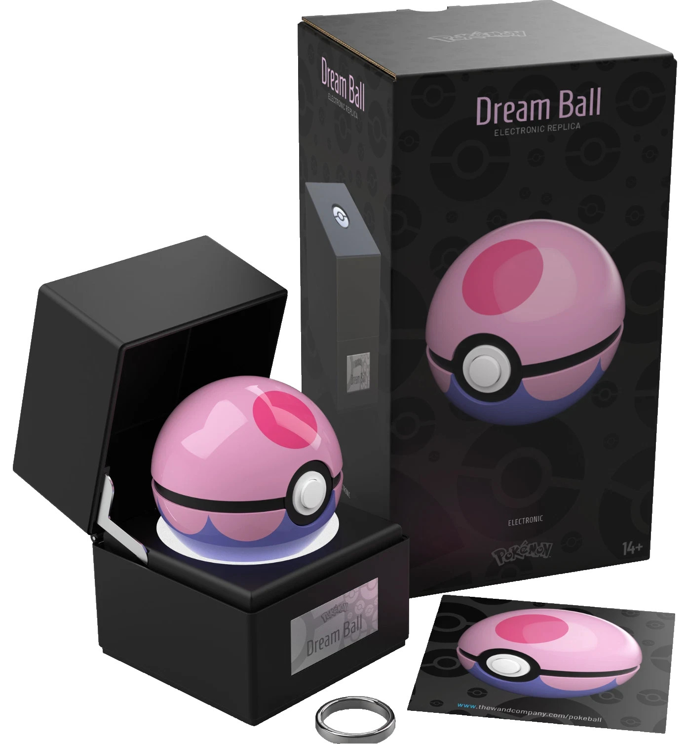Pokemon Dream Ball Replica The Wand Company TWC Poke Pokeball Figure NEW Pokemon Dream Ball Replica The Wand Company TWC Poke Pokeball Figure NEW