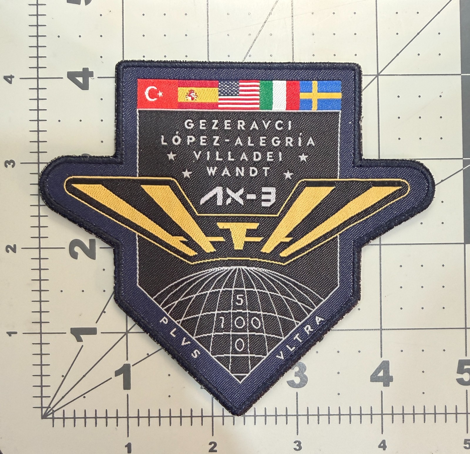Axiom AX-3 Crew Patch - 4 1/4\