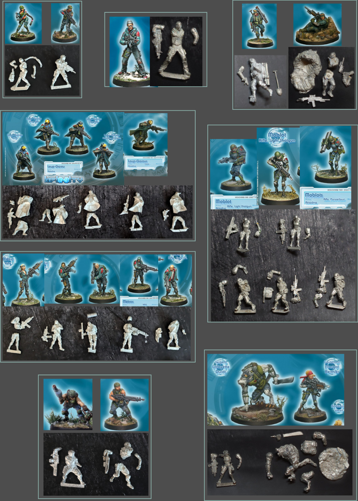 Infinity Ariadna Merovingian Rapid Response Force MRRF Army Collection RARE