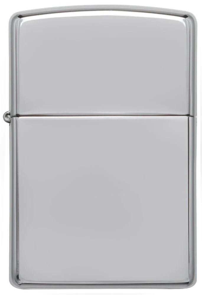 Zippo 250, Classic High Polish Chrome Finish Lighter, Full Size