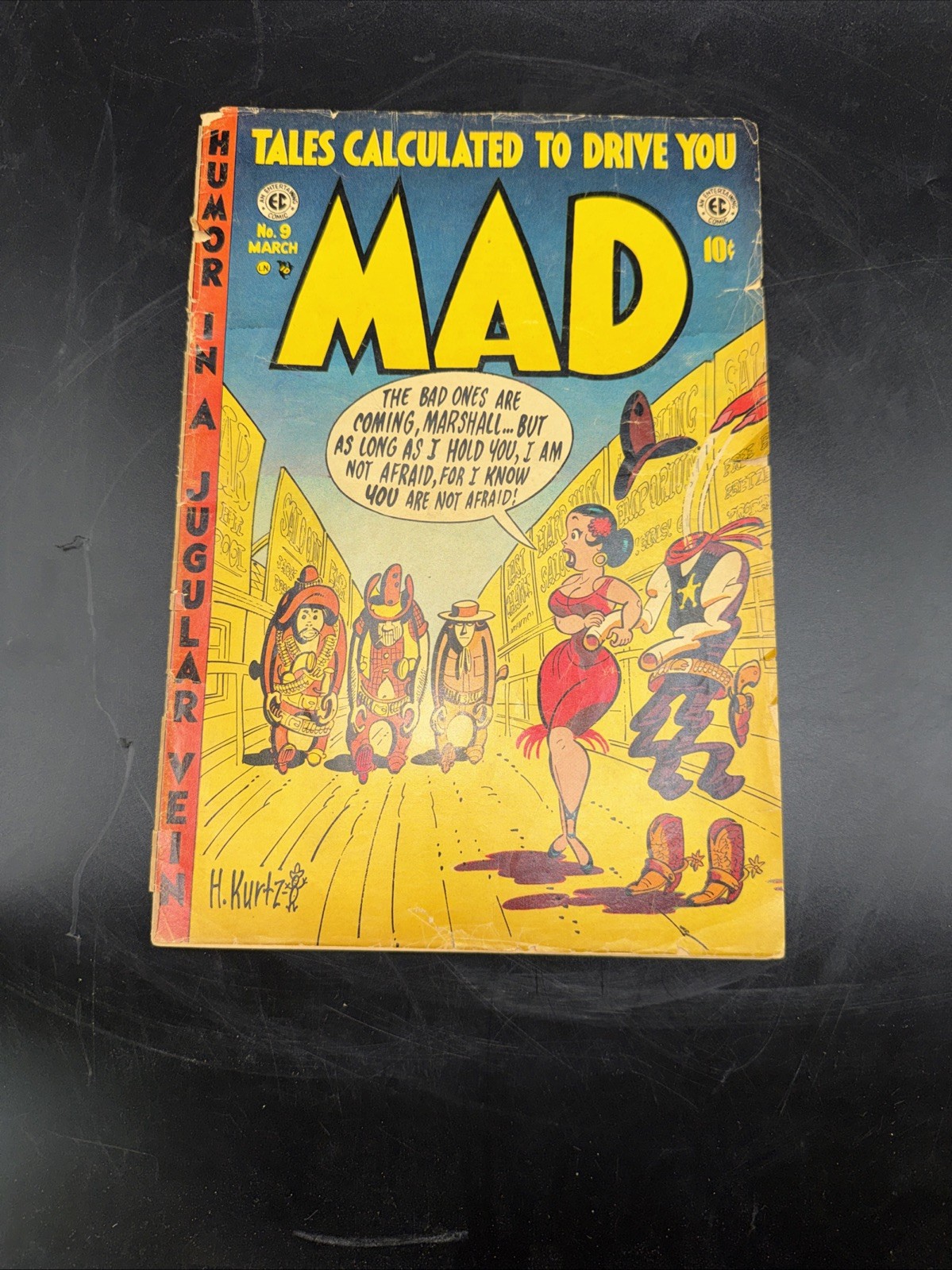 Mad Magazine #9 E.C. Tales Calculated to Drive You Comic Book (1954) Golden Age