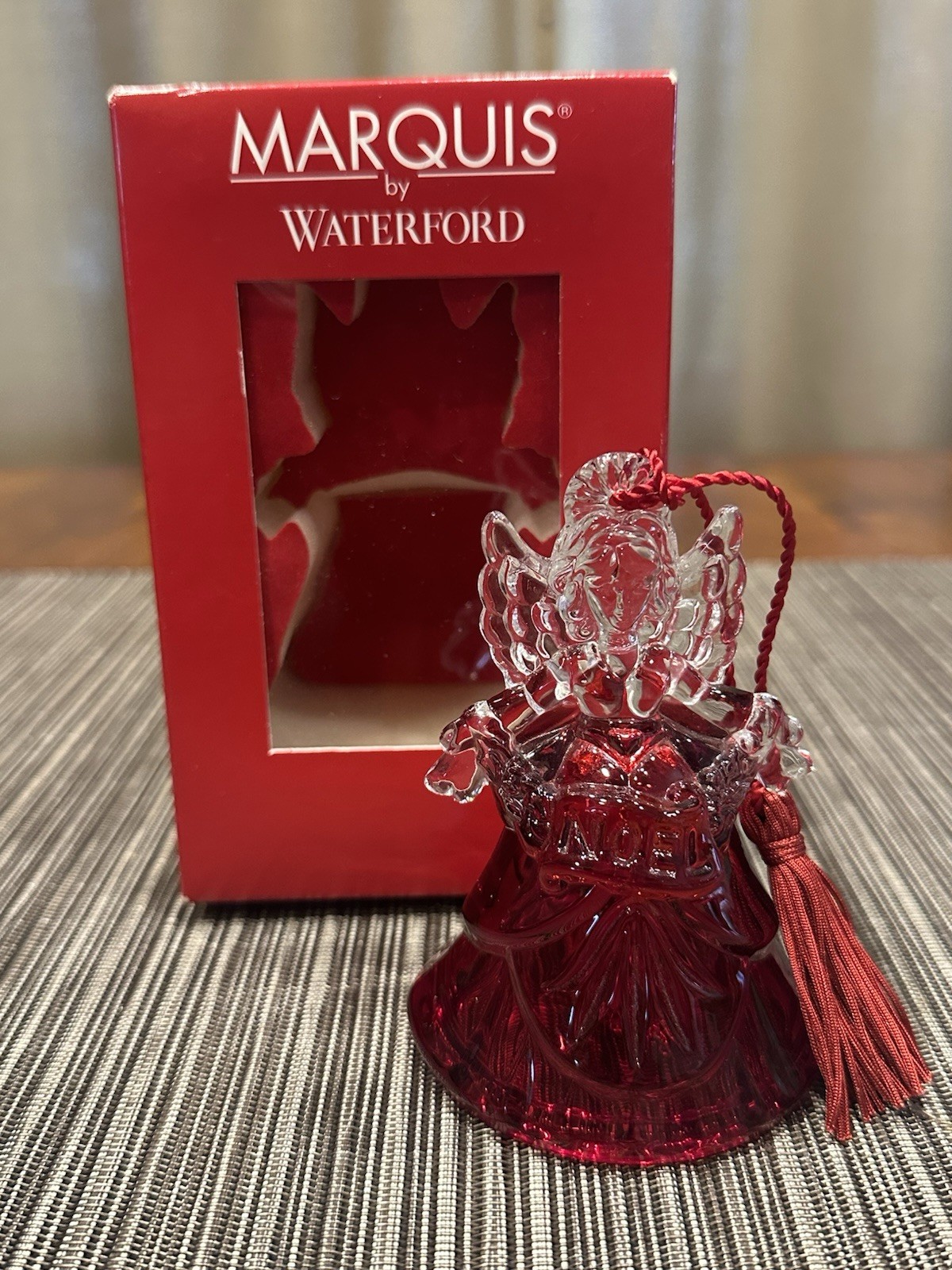 Marquis by Waterford 2005 Annual Christmas Angel Bell Ornament Germany