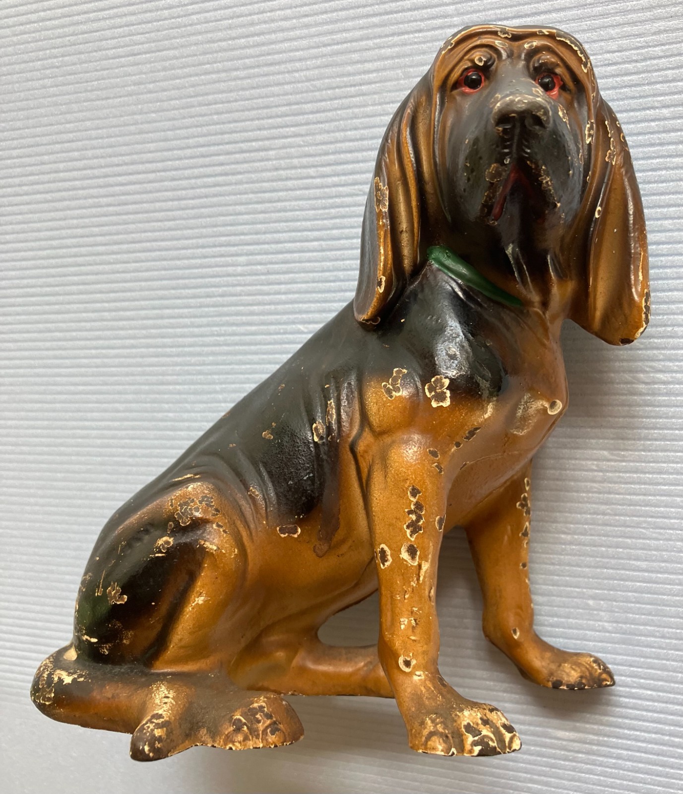 Antique Hubley Cast Iron Bloodhound # 387 Door Stop