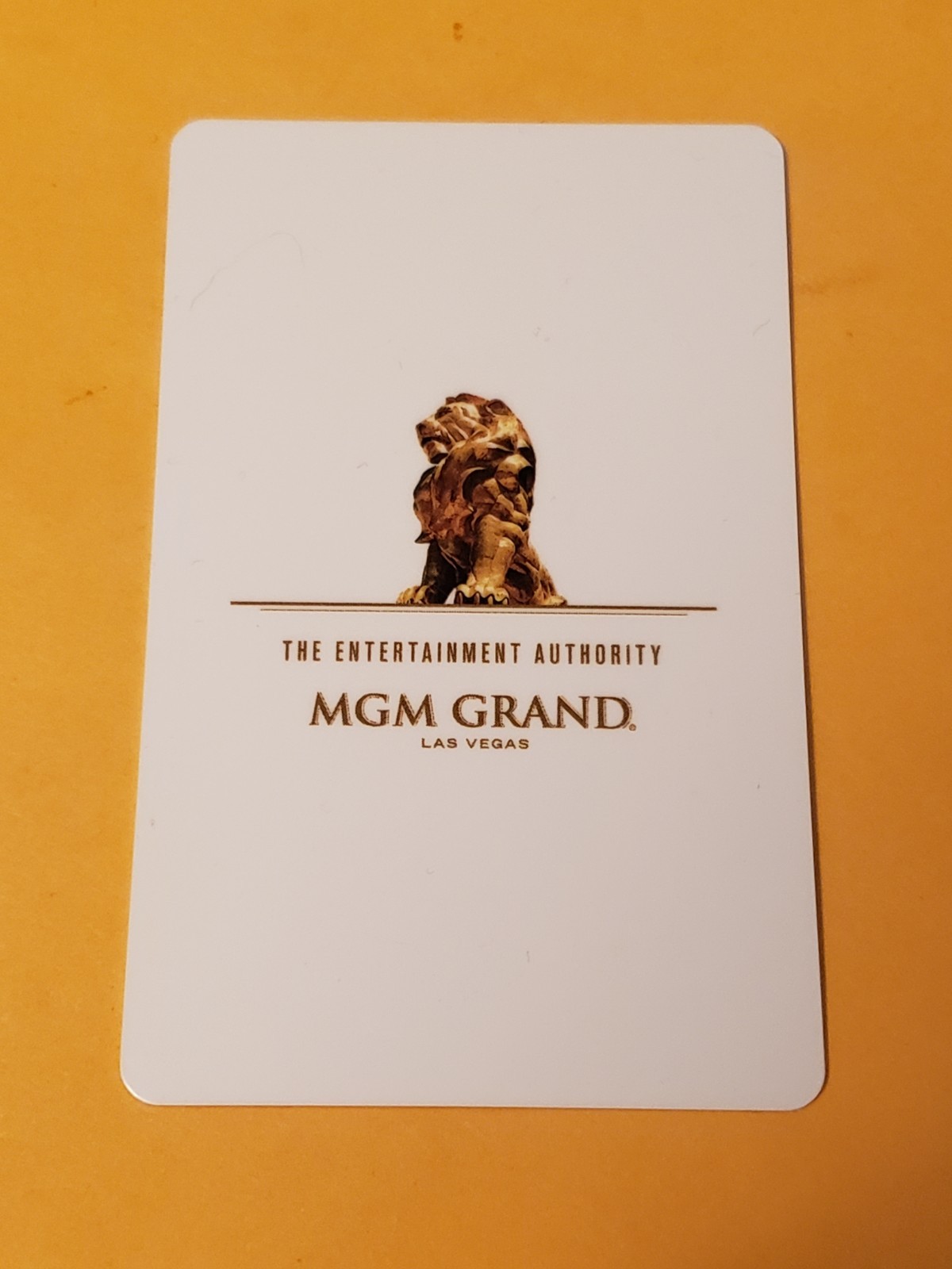 MGM Grand Hotel & Casino Las Vegas Room Key Card