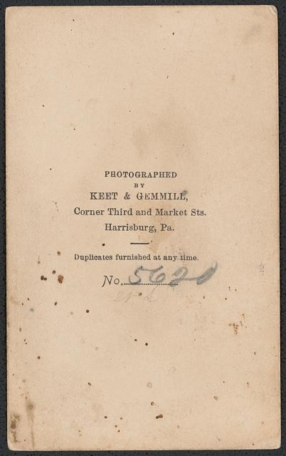 Photo:Harrisburg PA 1860s Union Cavalry Sergeant Portrait Keet Gemmill