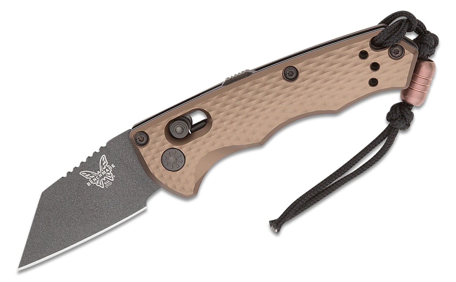 New Benchmade 290BK-1 Partial Immunity Flat Dark Earth Aluminum Knife New Benchmade 290BK-1 Partial Immunity Flat Dark Earth Aluminum Knife