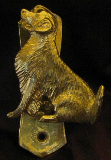 GOLDEN RETRIEVER Solo Door Knocker in Bronze