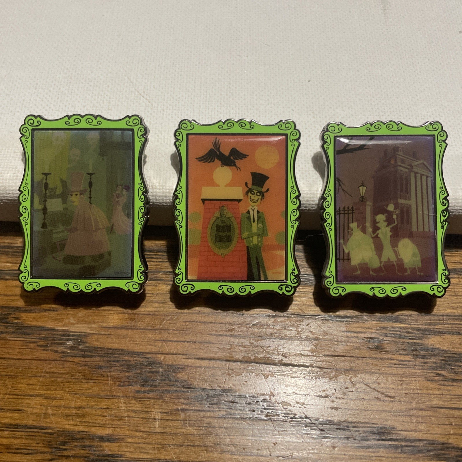 Disney Pins- Haunted Mansion 40th Anniversary 3 pins by Artist SHAG - LE 250