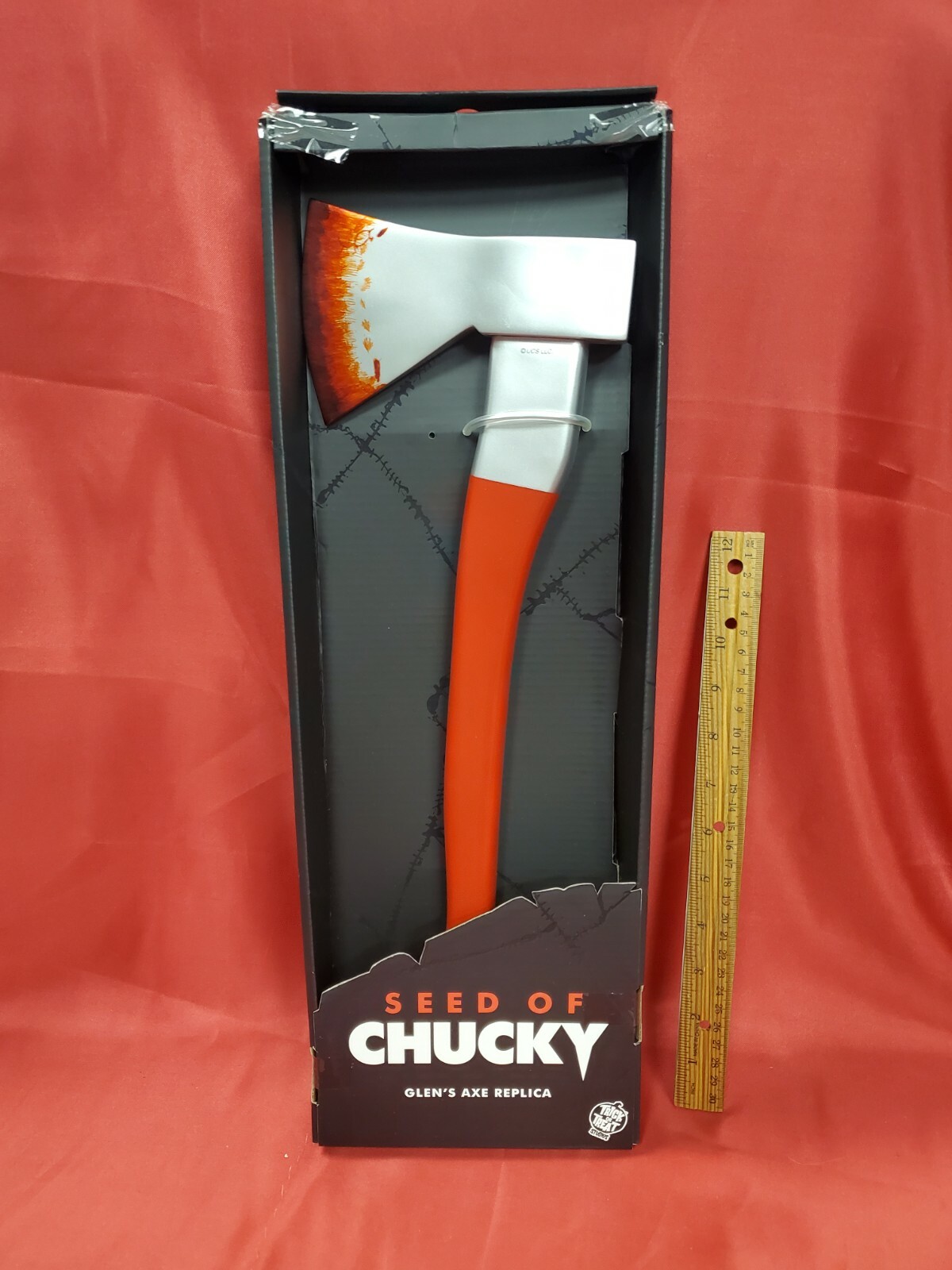 SEED OF CHUCKY - GLEN AXE ONE-TO-ONE SCALE PROP by Trick or Treat Studios SEED OF CHUCKY - GLEN AXE ONE-TO-ONE SCALE PROP by Trick or Treat Studios