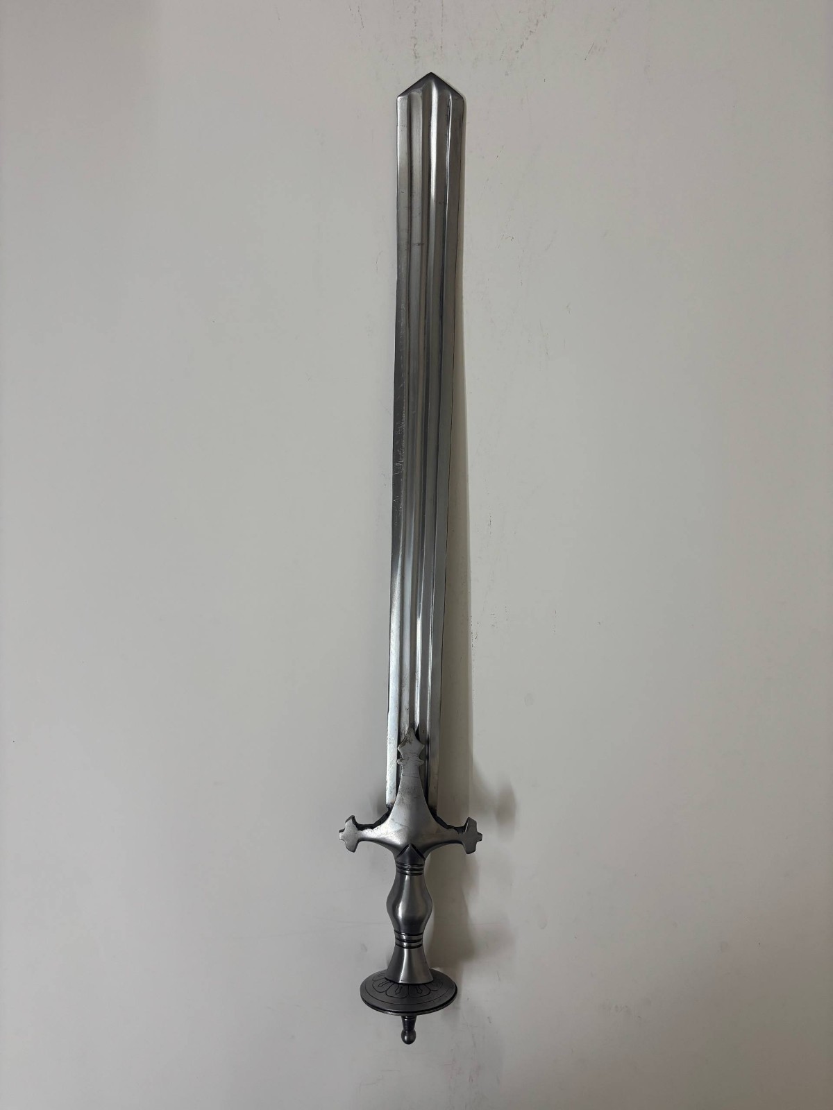 Antique Broad Khanda Straight Sword Pulwar Vintage Tulwar Dagger Collectible