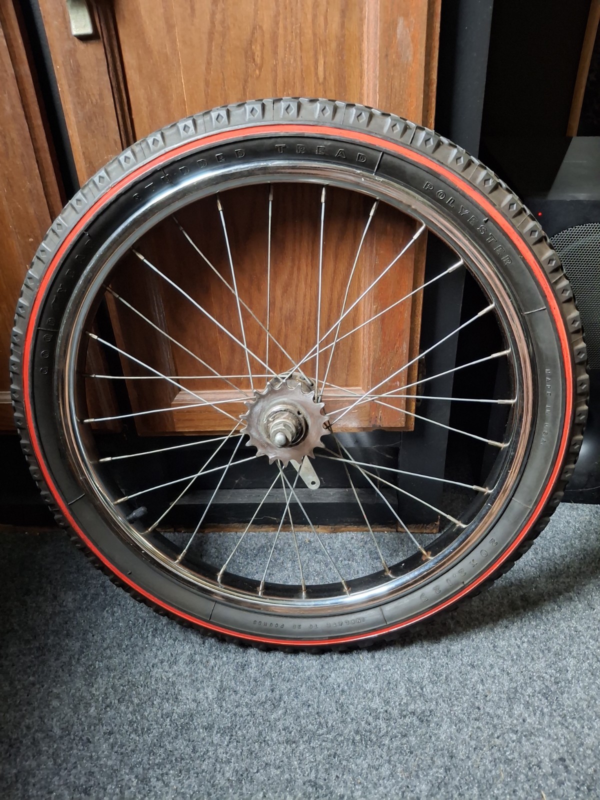 Amf Flying Wedge Rear Rim, Aerobee, Iverson Dragstriper Og Muscle Bike Vintage 
