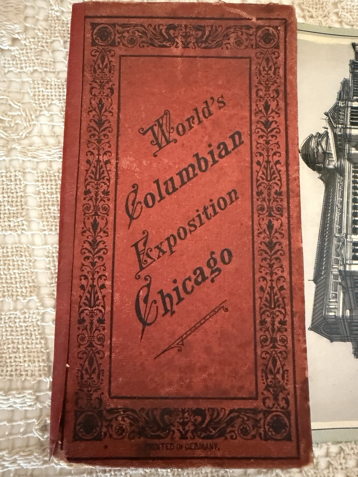 Souvenir Book World’s Colombian Exposition Chicago 1893 Printed In Germany