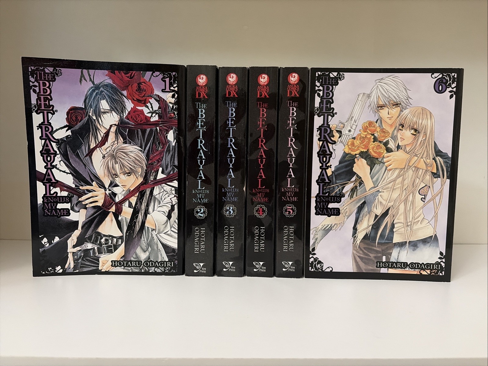 The Betrayal Knows My Name Vol 1-6  (1st Edition) English Manga Hotaru Odagir