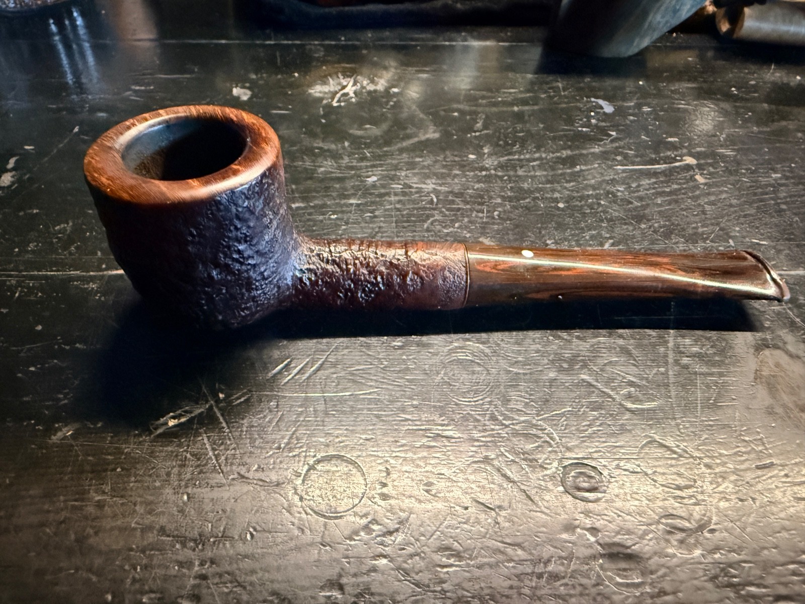 1981 Dunhill Cumberland 4166 pot shaped estate pipe